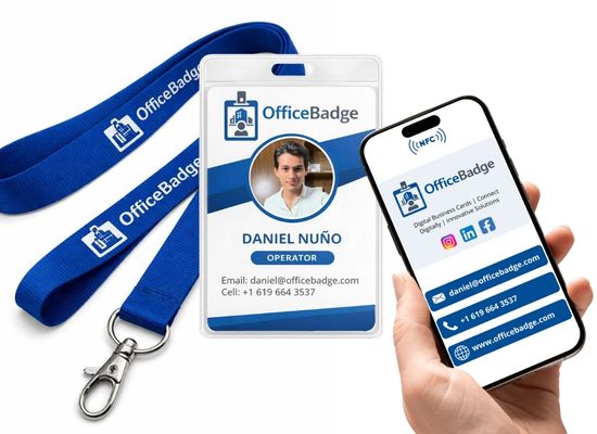 Full NFC Badge Kit — Vertical